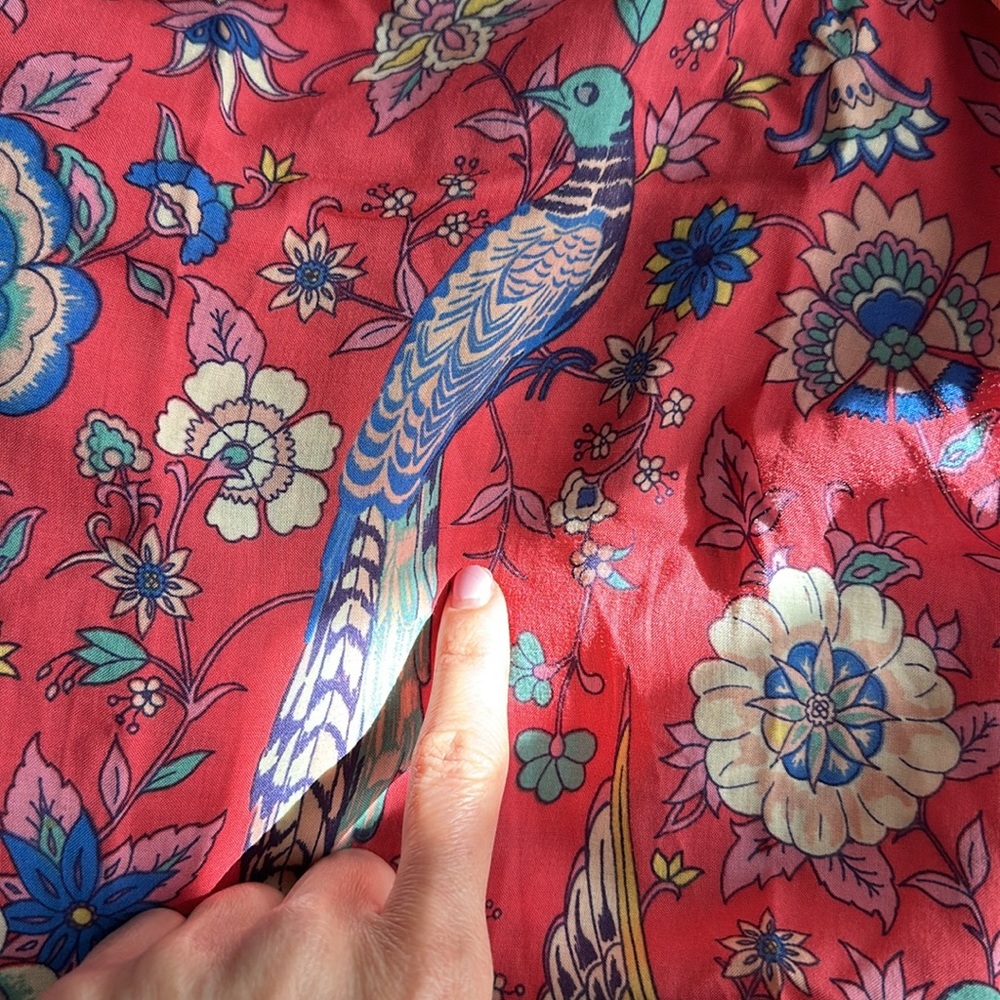 🌙SOLD✨Lovebird 🐦⬛Half Moon Skirt Rose - Picture 9 of 10